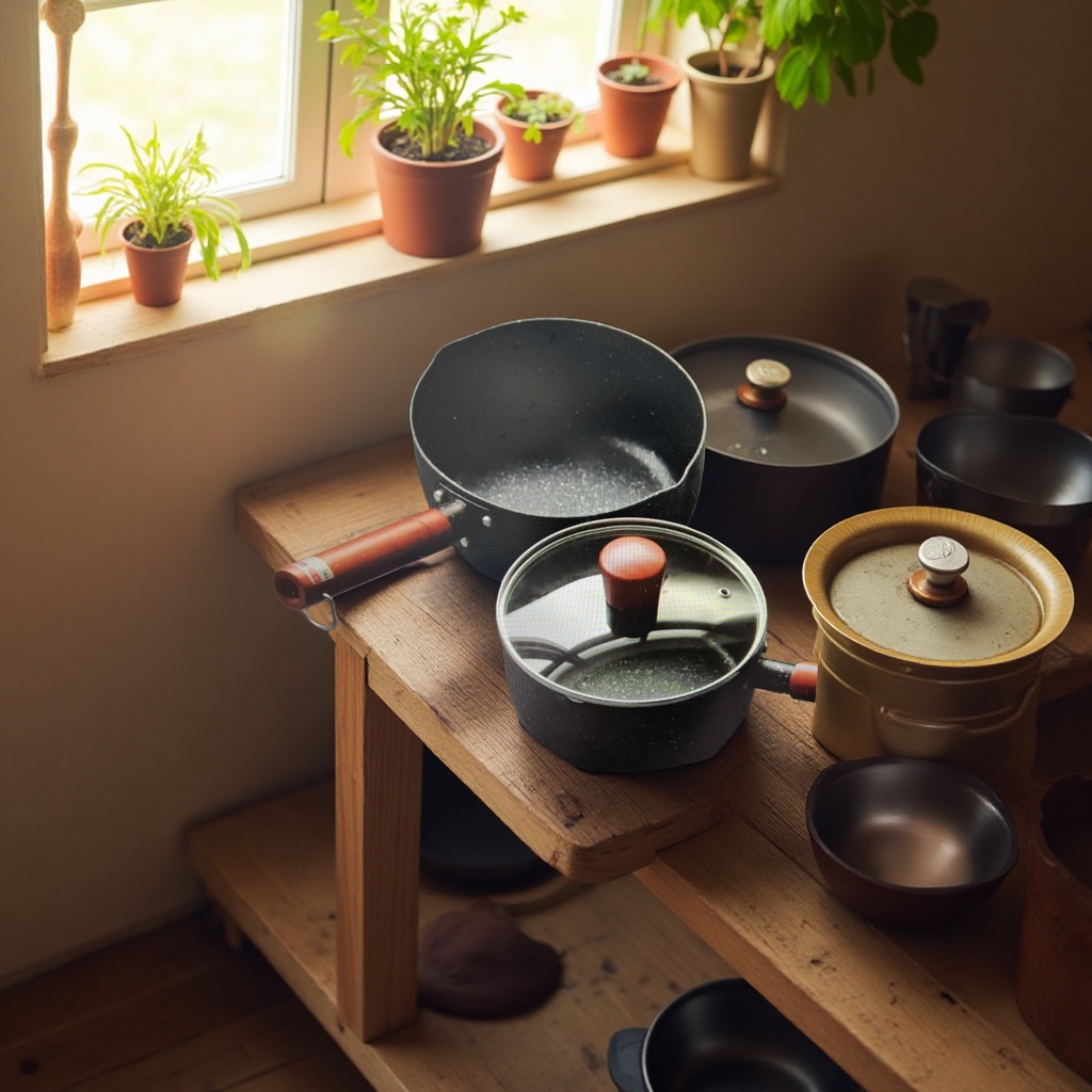 Stainless steel pot for outdoor tea boiling, enamel pot multi-piece set, 18-piece cooking set 084907407 details Picture