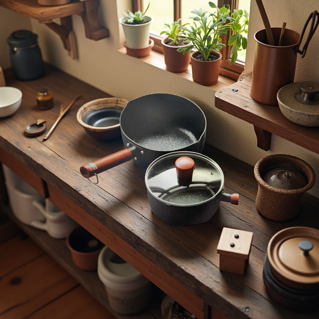 Stainless steel pot for outdoor tea boiling, enamel pot multi-piece set, 18-piece cooking set 084907407 Specification image