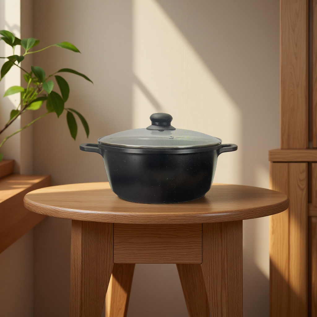 Enamel pot, stainless steel soup pot, double-flavored pot, steamer and pot set 1.5L Application Scenario