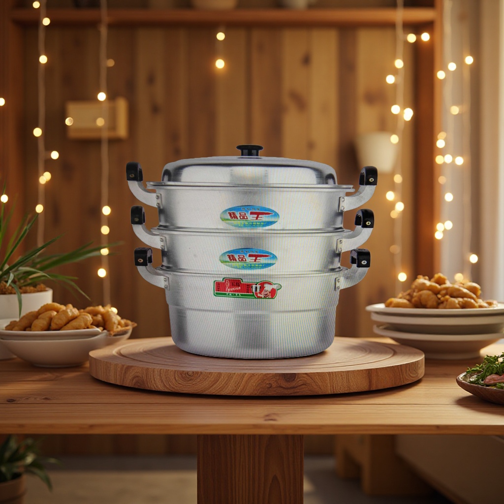 The Le's stainless steel pot 316L multi-functional steamer integrates steaming and cooking Application Scenario