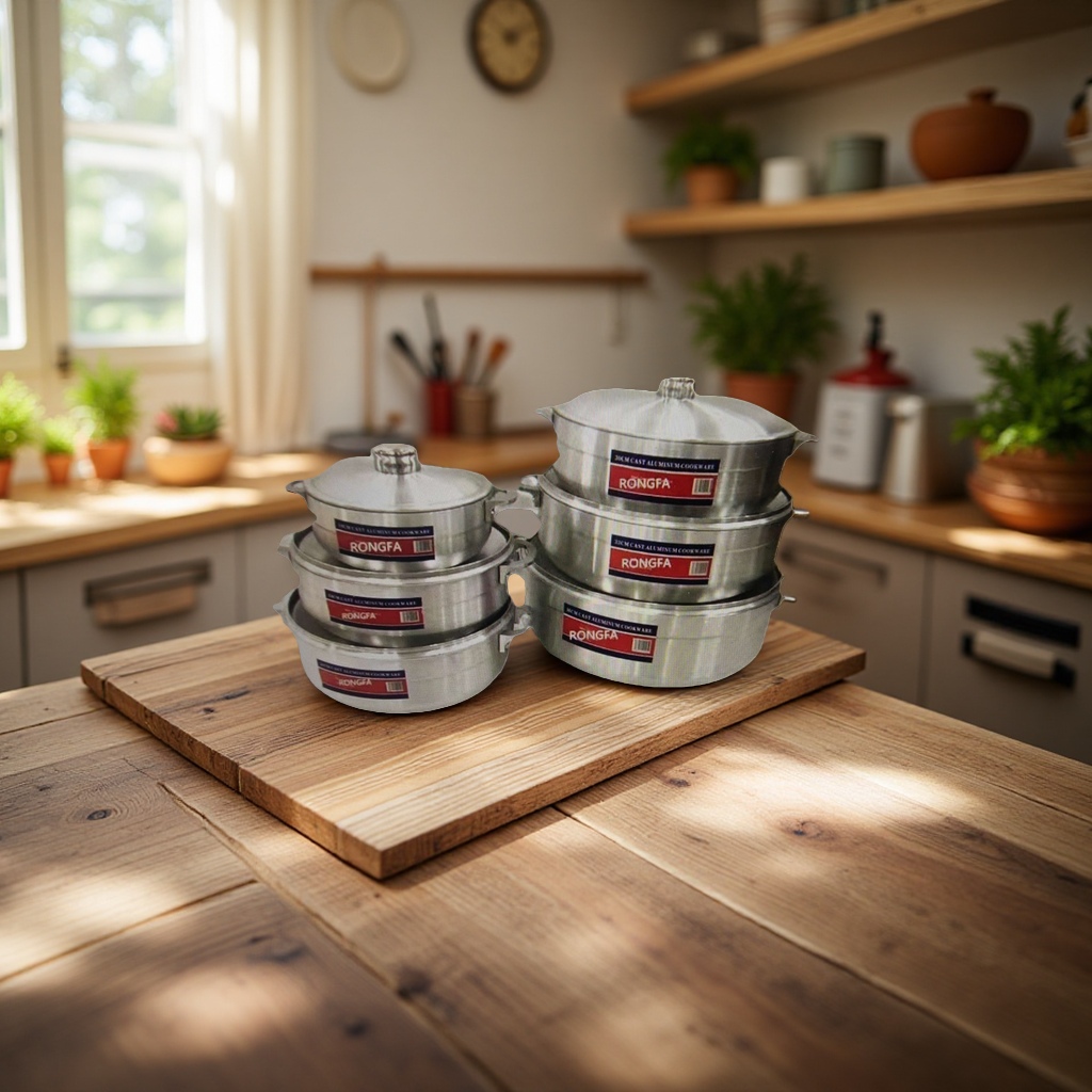 Stainless steel pot for outdoor tea boiling, enamel pot multi-piece set, 18-piece cooking set, 090136752 Specification image