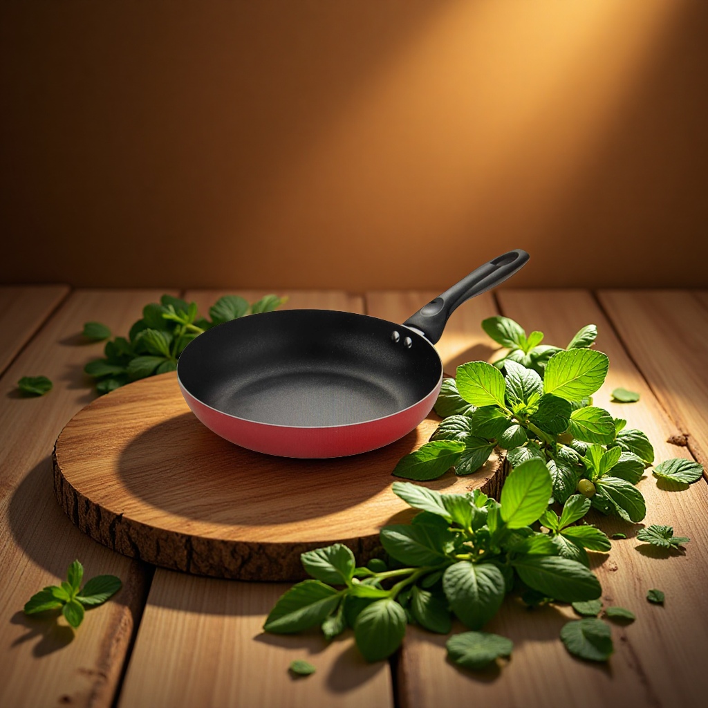 Cast iron non-stick frying pan, 26cm flat frying pan, household wok, durable Application Scenario