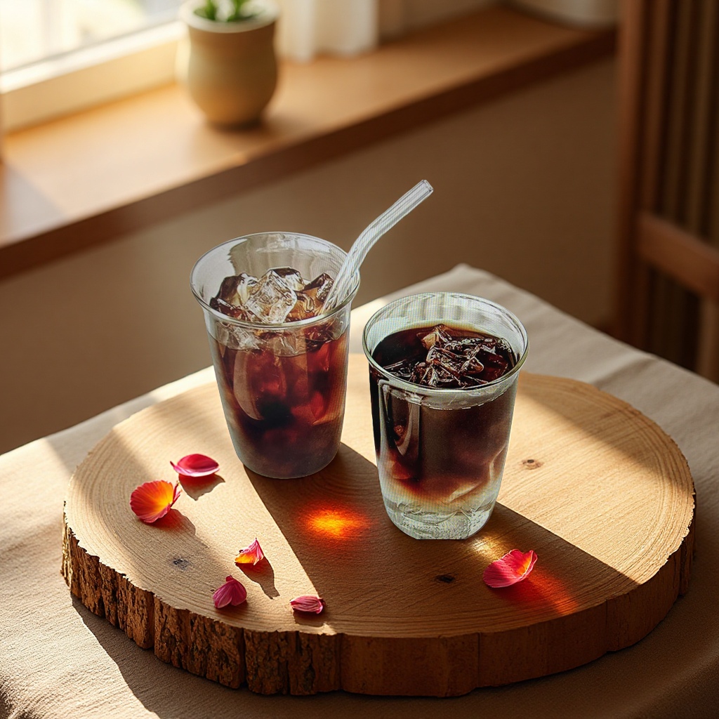 High-end tea set, ceramic cup, thermos cup, water cup 180ml, elegant design, simple style Application Scenario