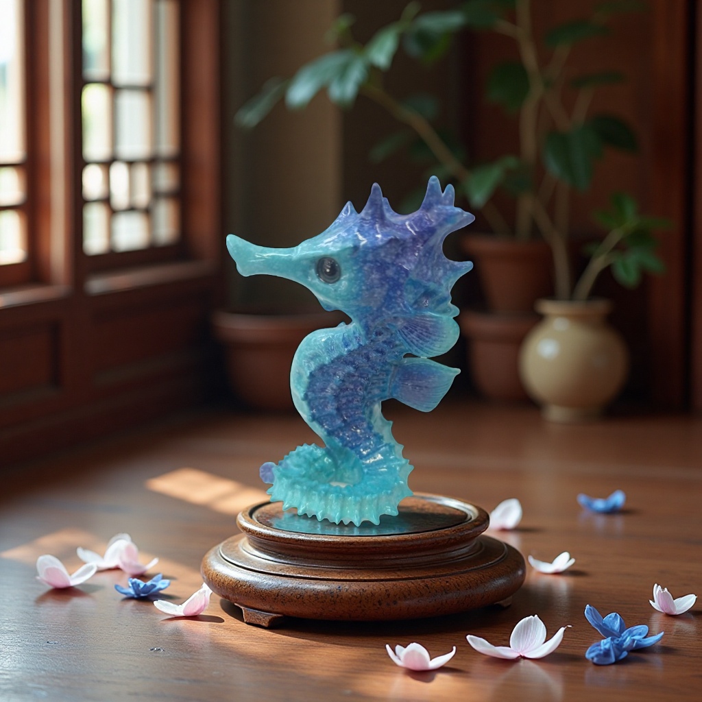 琉璃圣诞树菩提散珠弹珠琉璃造像180g天然水晶饰品