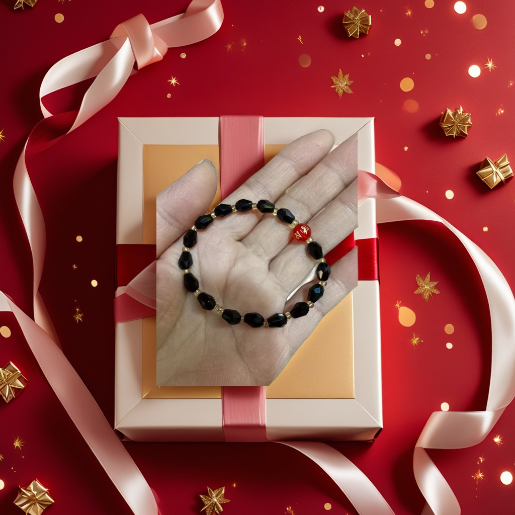 Irregular and versatile stainless steel bracelet luminous jewelry for women details Picture