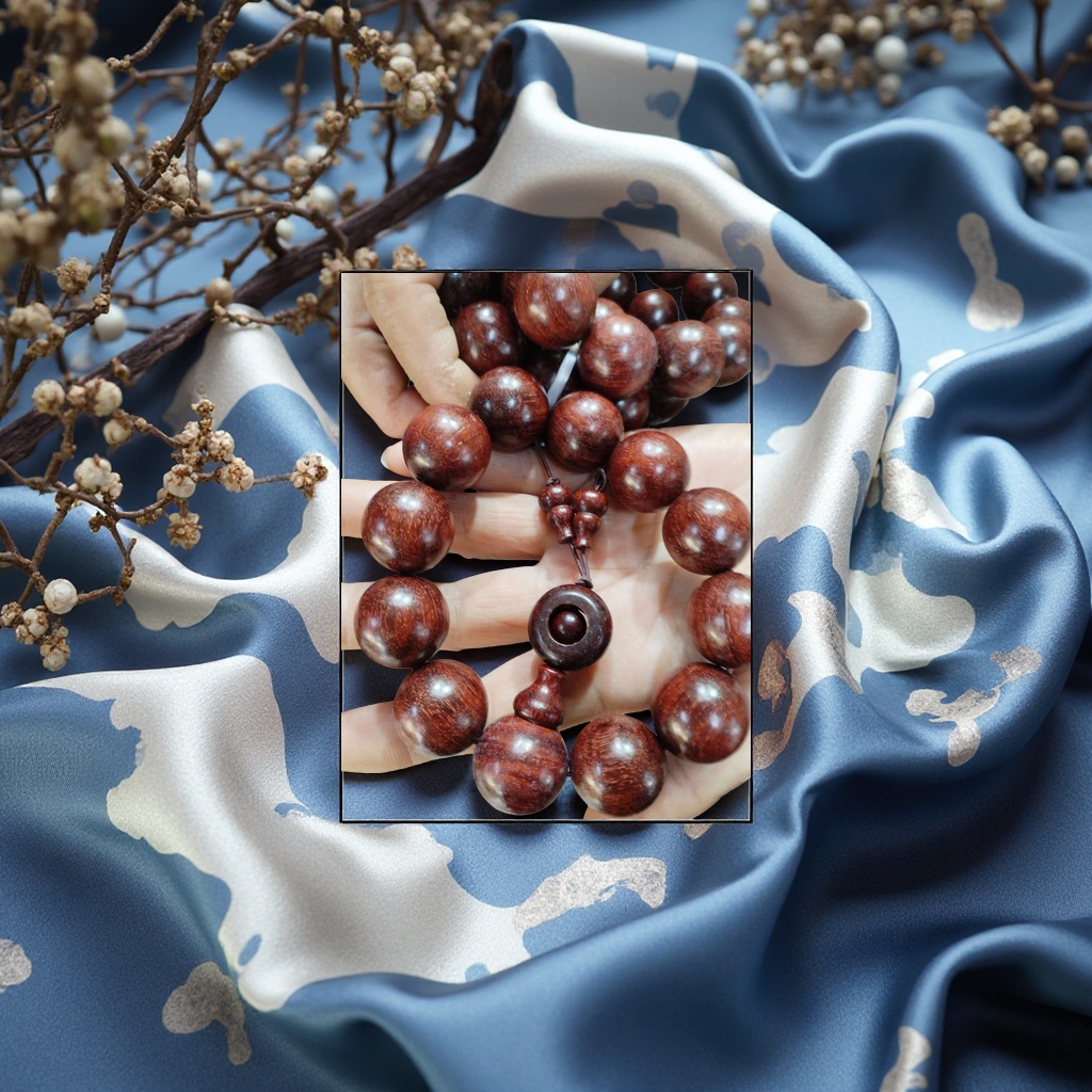 Bodhi cultural play and incense bead crystal bracelet, natural playing and health-preserving beads Specification image