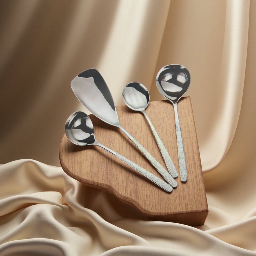 Metal coffee bean measuring spoon, stainless steel small spoon tableware, household genuine product 134054642 Application Scenario