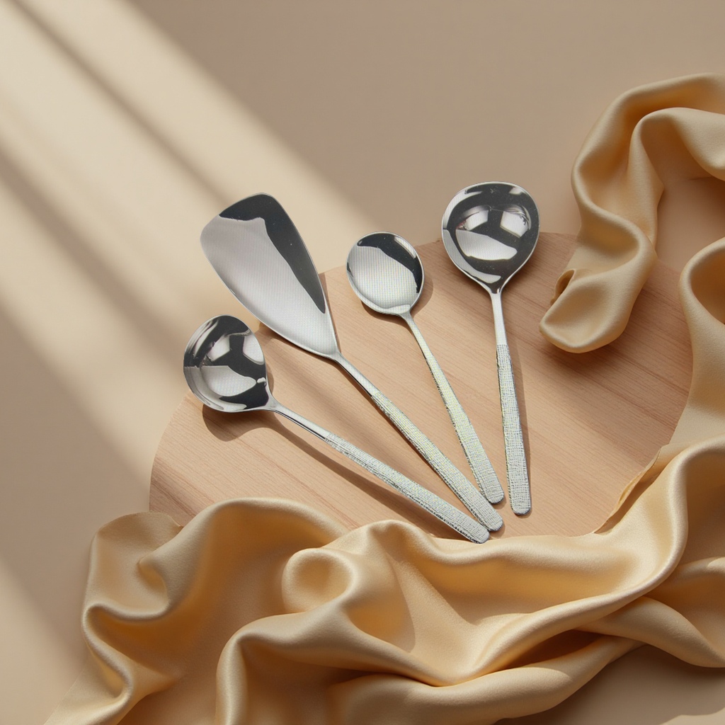 Metal coffee bean measuring spoon, stainless steel small spoon tableware, household genuine product 134054642 Specification image