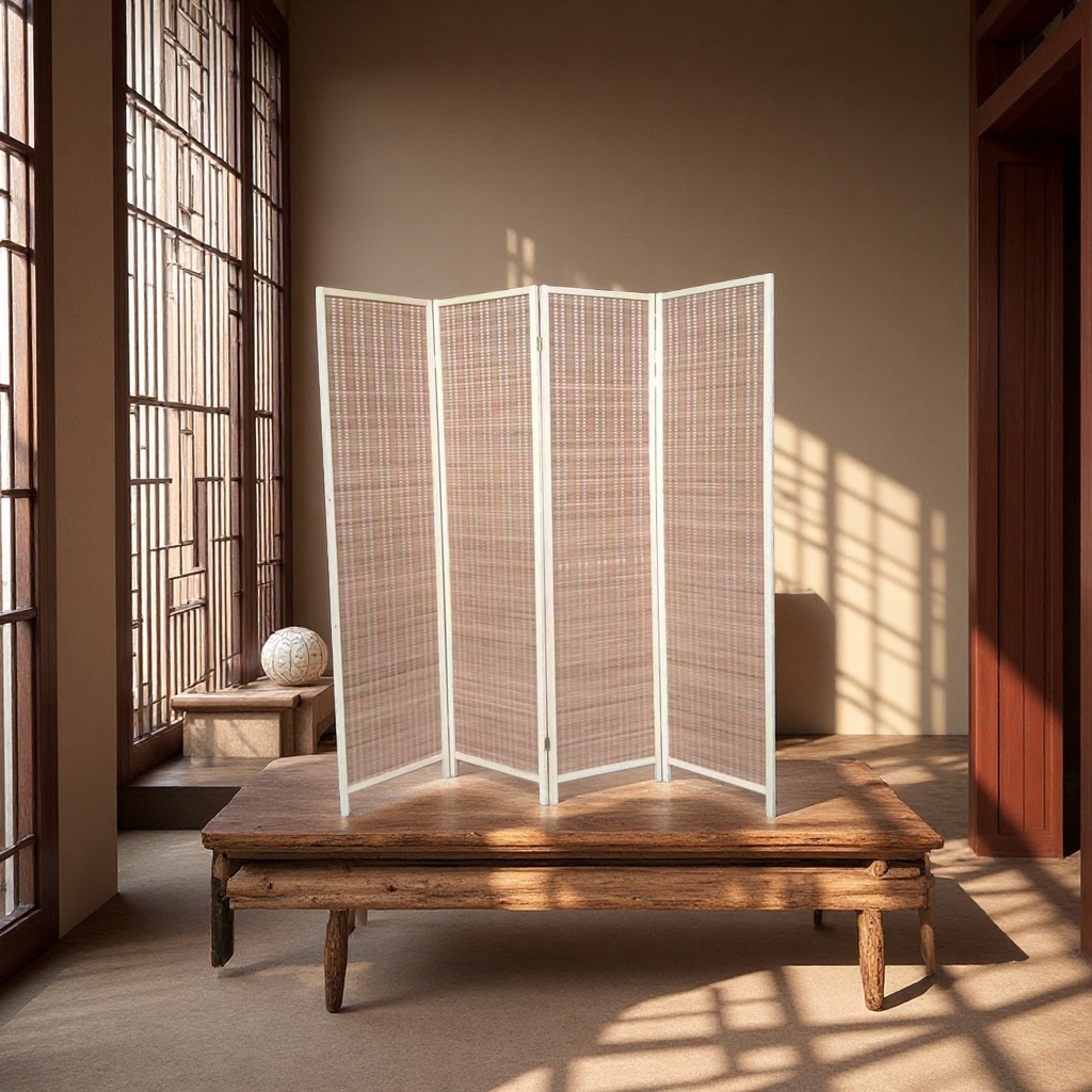Hand-woven rattan screen accessories, outdoor door headers, flat rattan strips, plastic flower bouquets, decorative rattan products Application Scenario