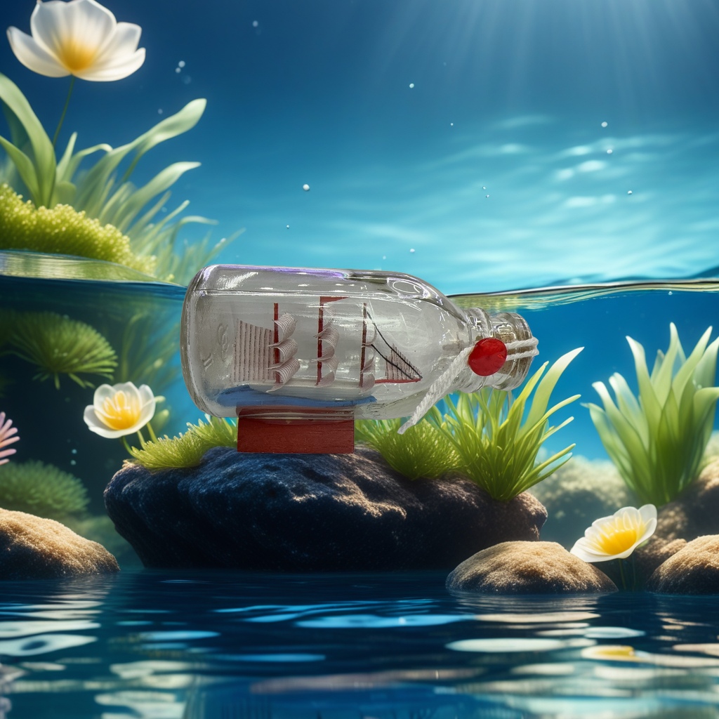 Drifting bottle sailboat Specification image