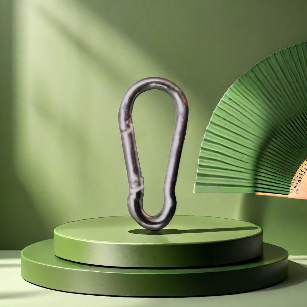 8 cm iron hiking buckle, hiking shoe buckle, iron ring spring buckle, anti-slip and durable details Picture