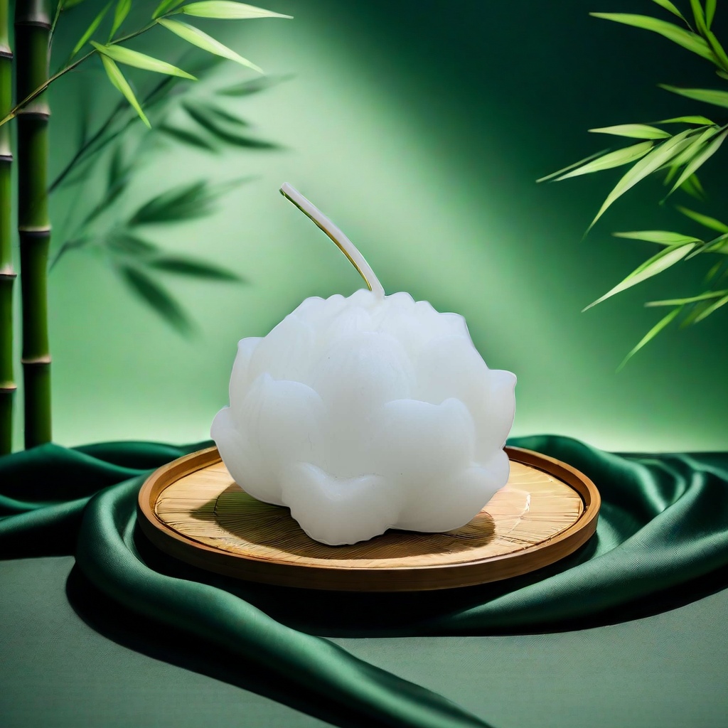 居家用品室内莲花异形香薰蜡烛