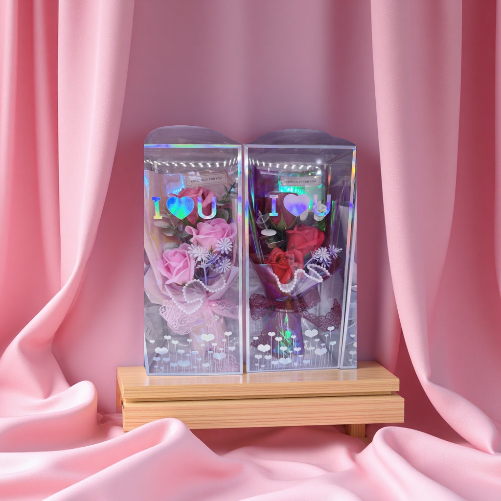 礼品花礼盒送女友生日礼物浪漫鲜花包装精美