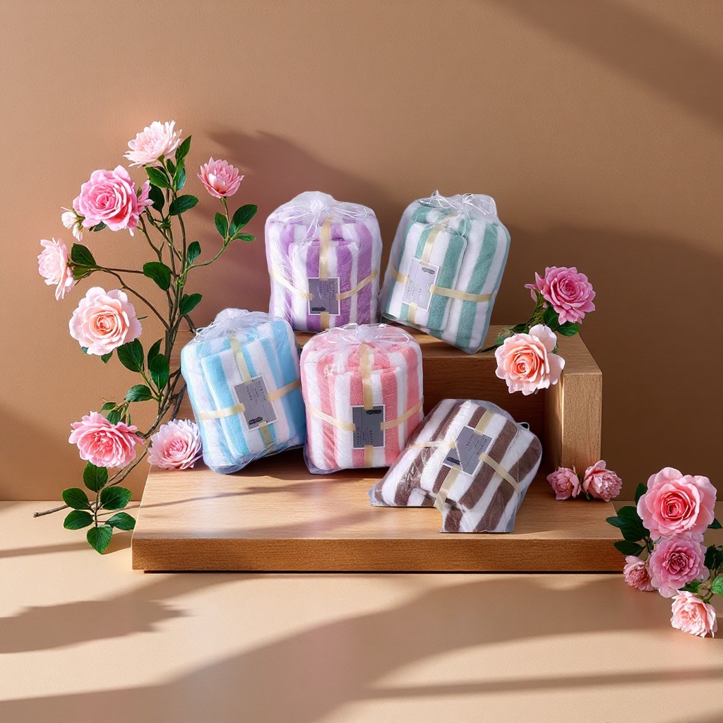 Pure cotton thickened towel, soft and absorbent, large capacity household bathroom towel Specification image