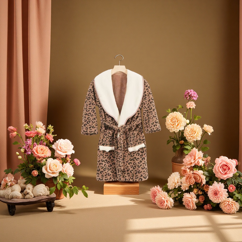 Thick and soft bathrobes for home and hotel use, large size for warmth Item Picture