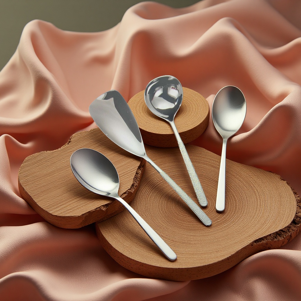 Metal coffee bean measuring spoon, stainless steel small spoon tableware, household genuine product 100850996 Specification image