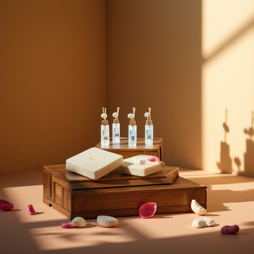 Aromatherapy candles, flameless diffuser bottles, car aromatherapy, fresh and long-lasting fragrance details Picture