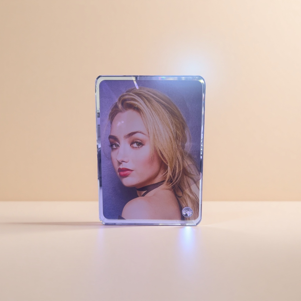 Glass photo frame heat transfer printing can print pictures, heat sublimation photo frame album, DIY photo frame making details Picture