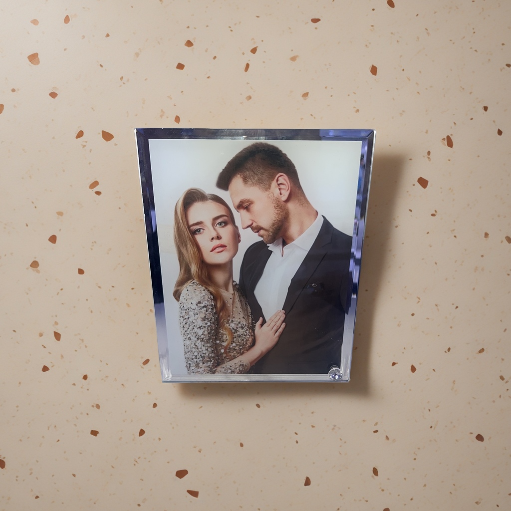 Glass photo frame heat transfer printing can print pictures directly from the manufacturer. Heat sublimation is specially designed for foreign trade details Picture