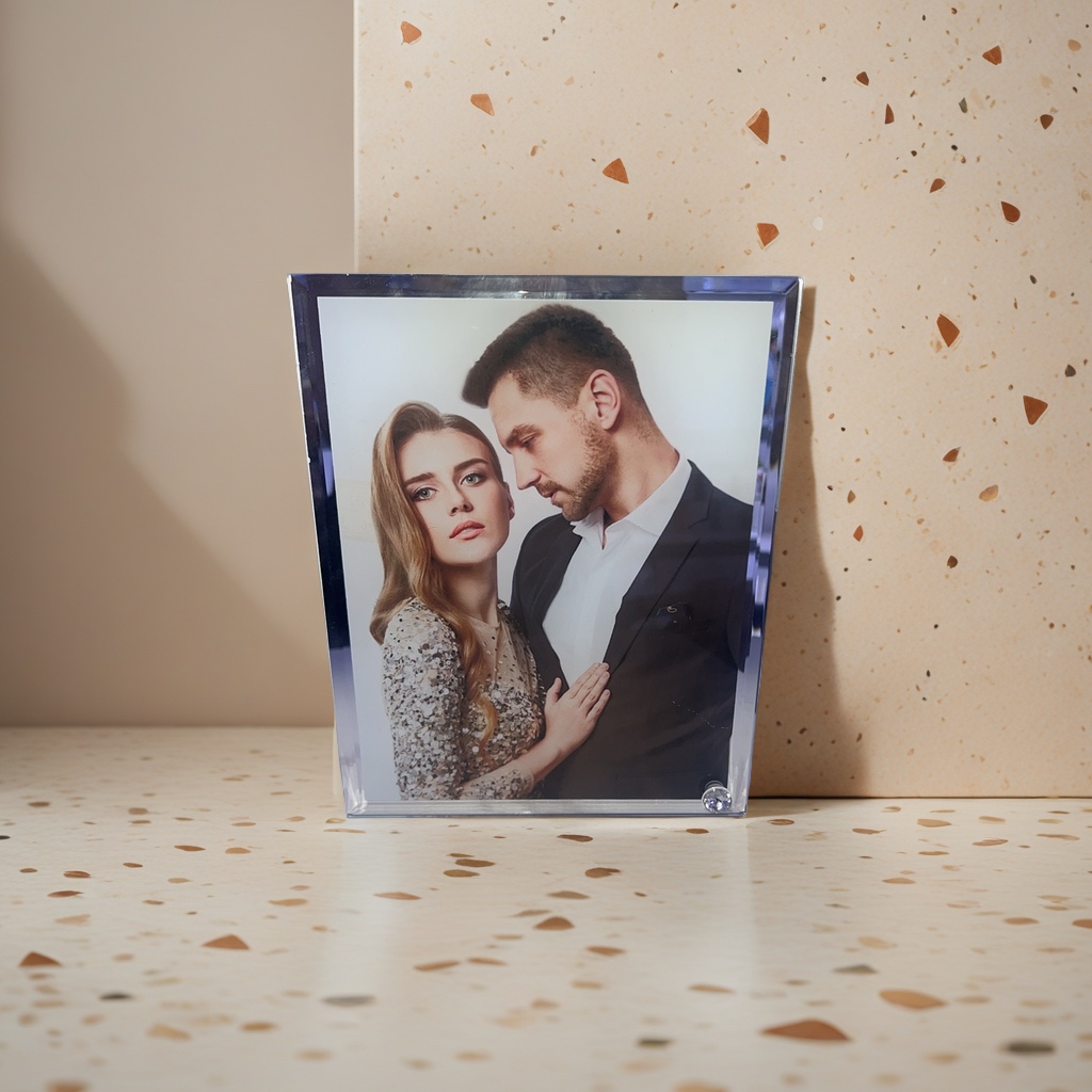 Glass photo frame heat transfer printing can print pictures directly from the manufacturer. Heat sublimation is specially designed for foreign trade Specification image