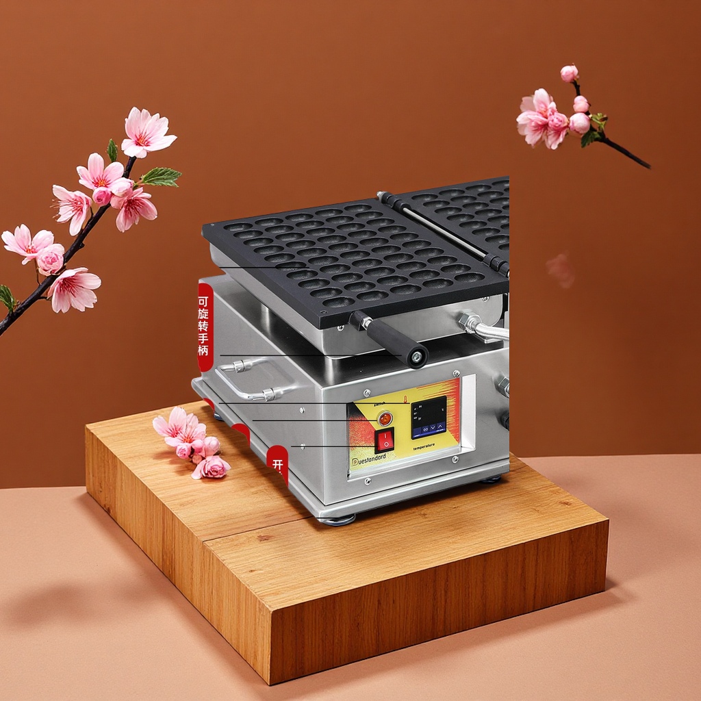 商用电热日本蛋仔机椭圆数显温控不粘涂层蛋糕机烘焙设备批发产品图