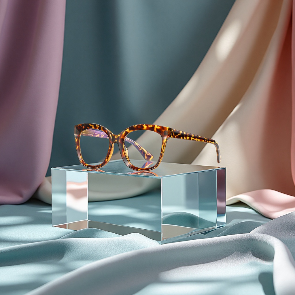 Fashionable new full-frame women's candy-colored European and American glasses frame outfit optical glasses CP insert in stock 2101 Specification image