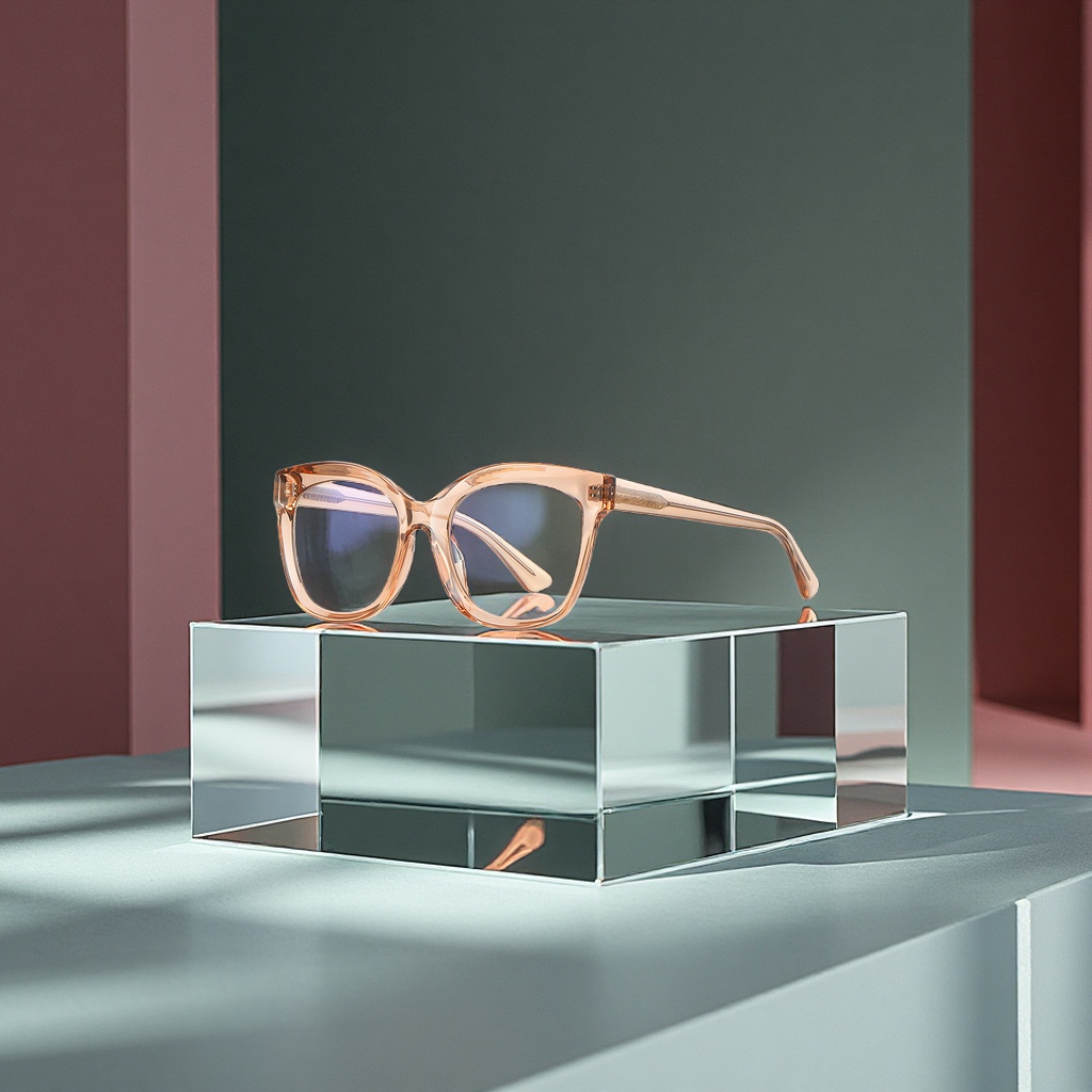 Fashionable new full-frame women's candy-colored European and American glasses frame outfit optical glasses CP insert in stock 2101 Item Picture