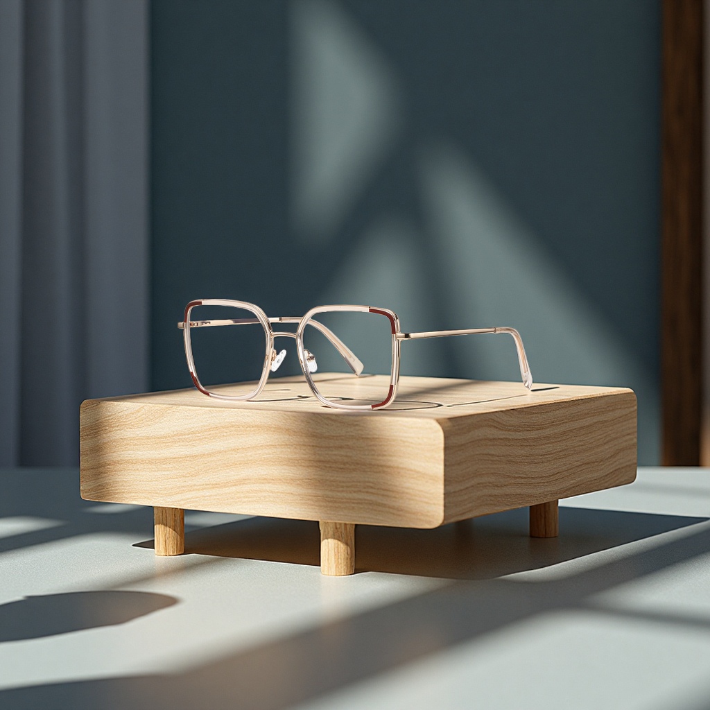 Metal TR ring large square frame 3135 Japanese and Korean goddesses' plain plain plain anti-blue light glasses Metal TR ring large square frame 3135 Japanese and Korean goddesses' plain plain plain anti-blue light glasses