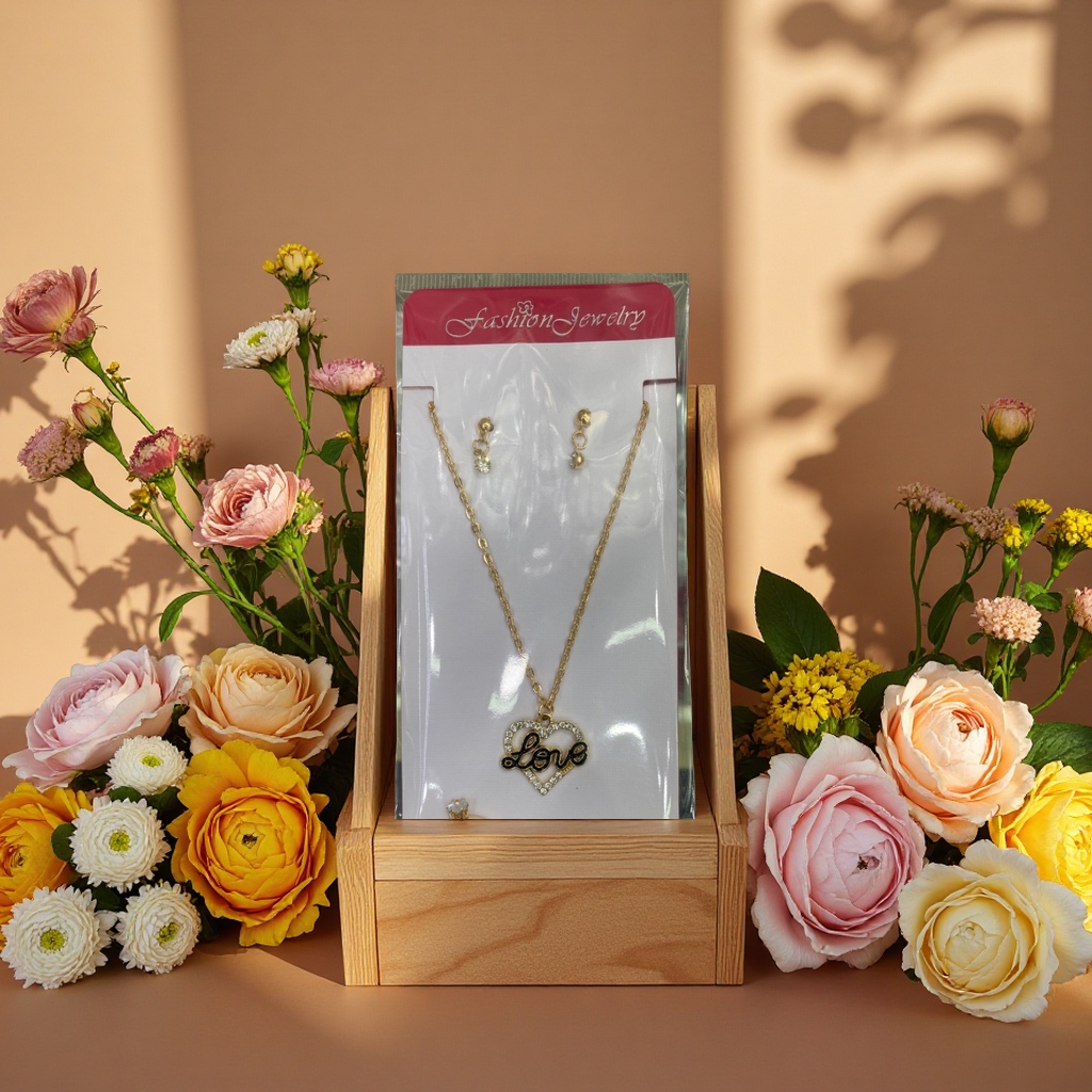 Fashionable and simple pendant necklace, a versatile accessory for women, with exquisite gift box packaging Application Scenario