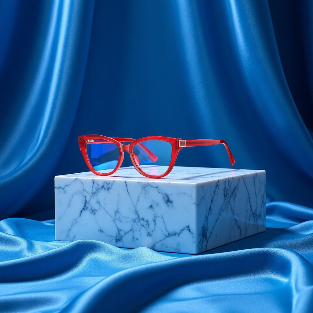 Anti-blue light glasses 2276 original Bling glitter TR90 optical frame, European and American trendy goddess plain plain glasses Application Scenario