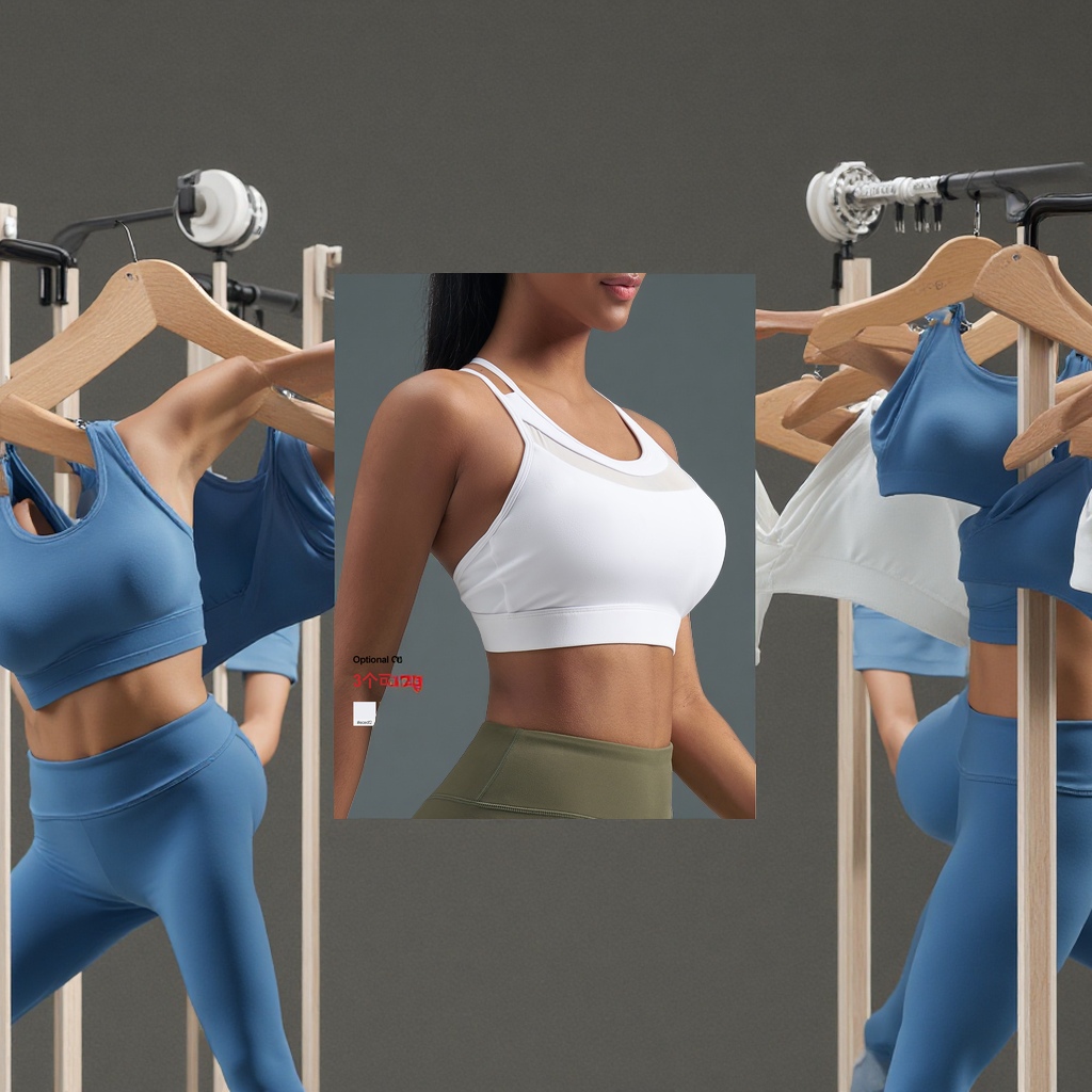 Ouma cross-border sports bra, beautiful back, thin strap, shock-absorbing, fixed chest cup, yoga vest, fitness underwear Specification image