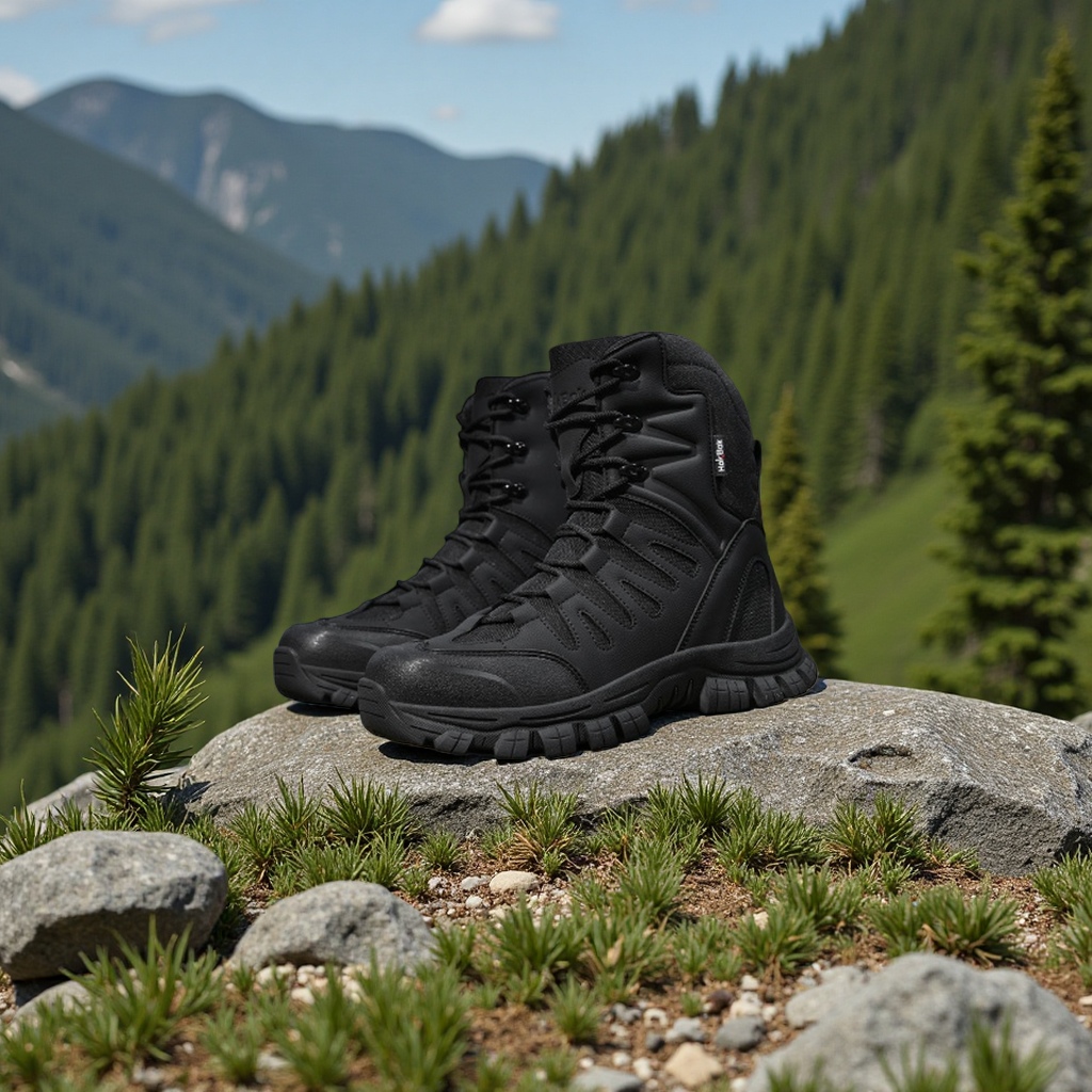Hiking shoes are anti-slip, wear-resistant, breathable, waterproof and safe outdoor shoes and boots details Picture