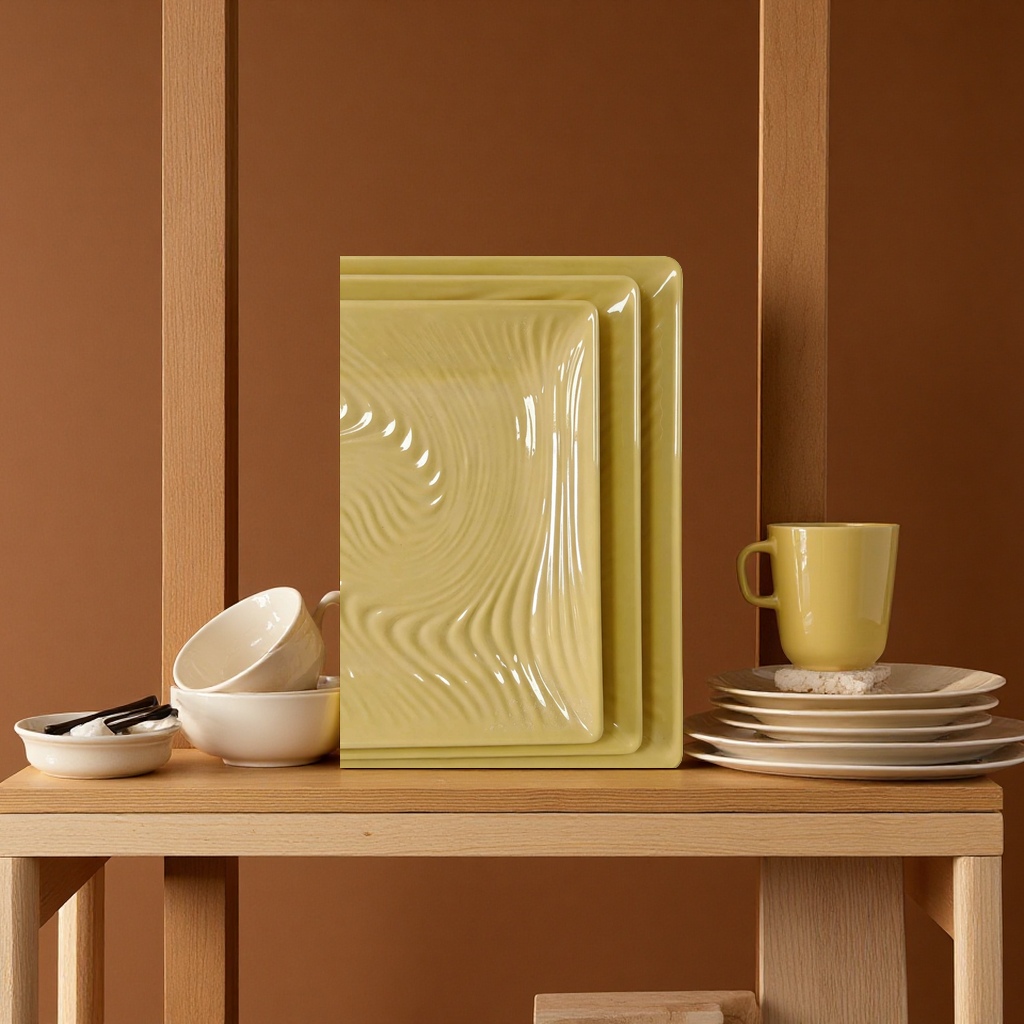 方形不锈钢盒子/鱼盘/中东托盘/塑料盘/餐具产品图