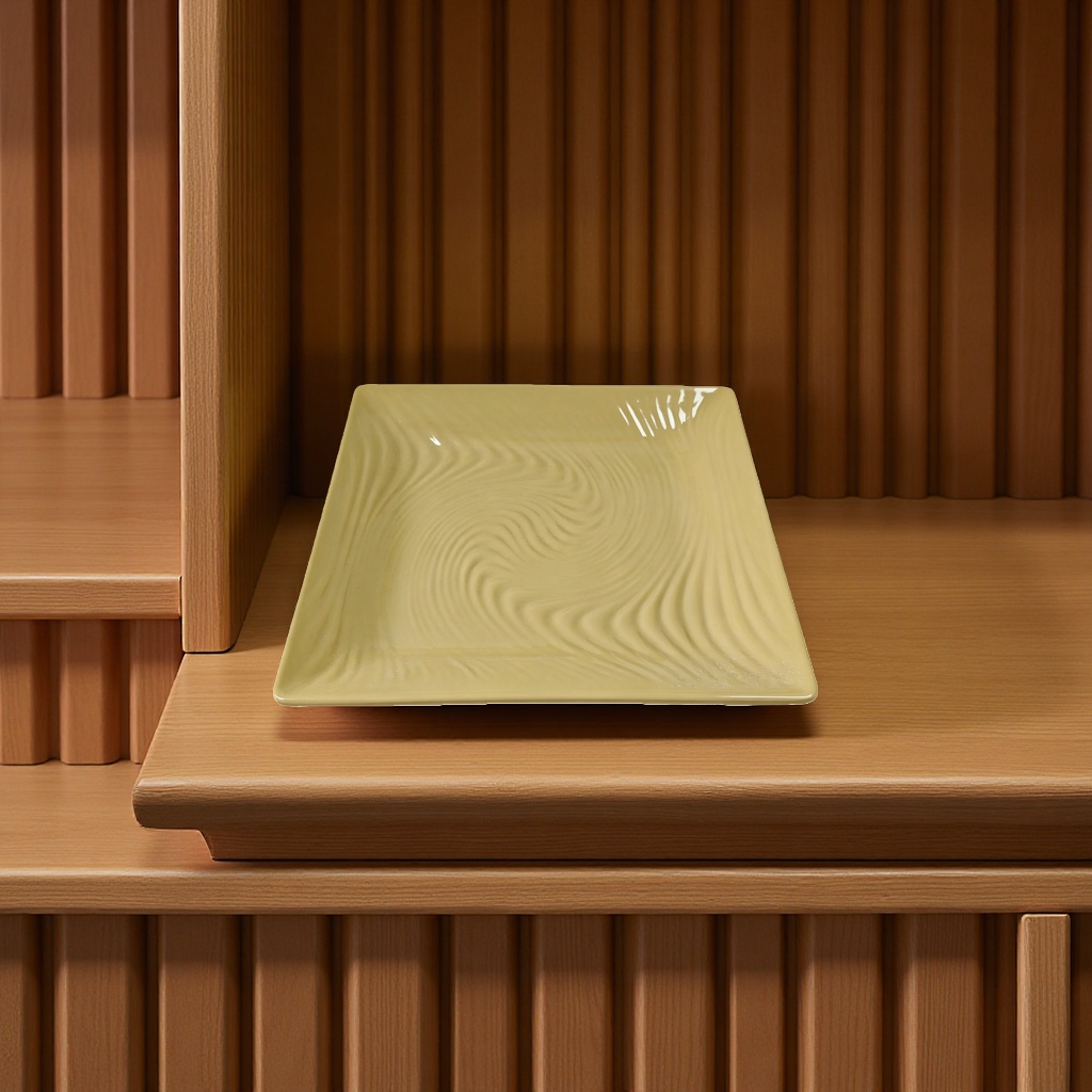 方形不锈钢盒子/鱼盘/中东托盘/塑料盘/餐具白底实物图