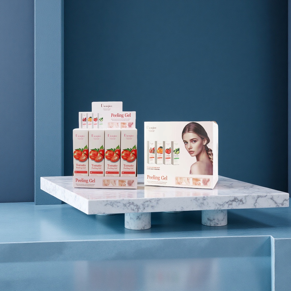 Duacjieo Body Exfoliating Gel, Scrub and Mud Cream for export, all in English packaging Specification image