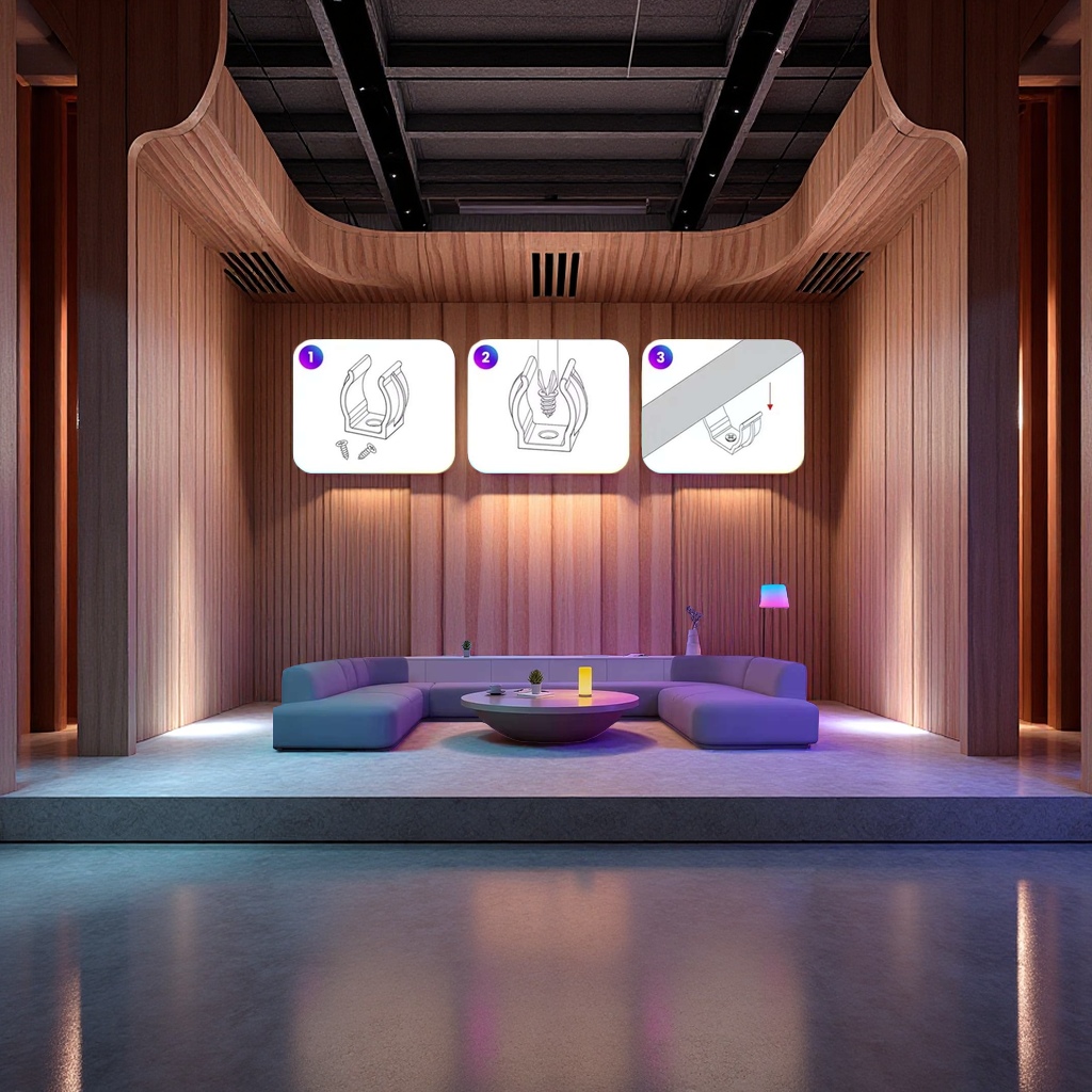 Automobile headlights, roof decorations, roof starry sky lights, ambient lighting decorations Application Scenario