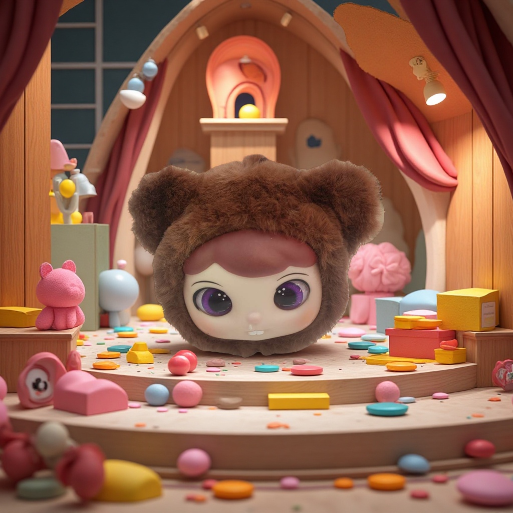 Trendy plush toys and audio equipment can be customized by AI Application Scenario