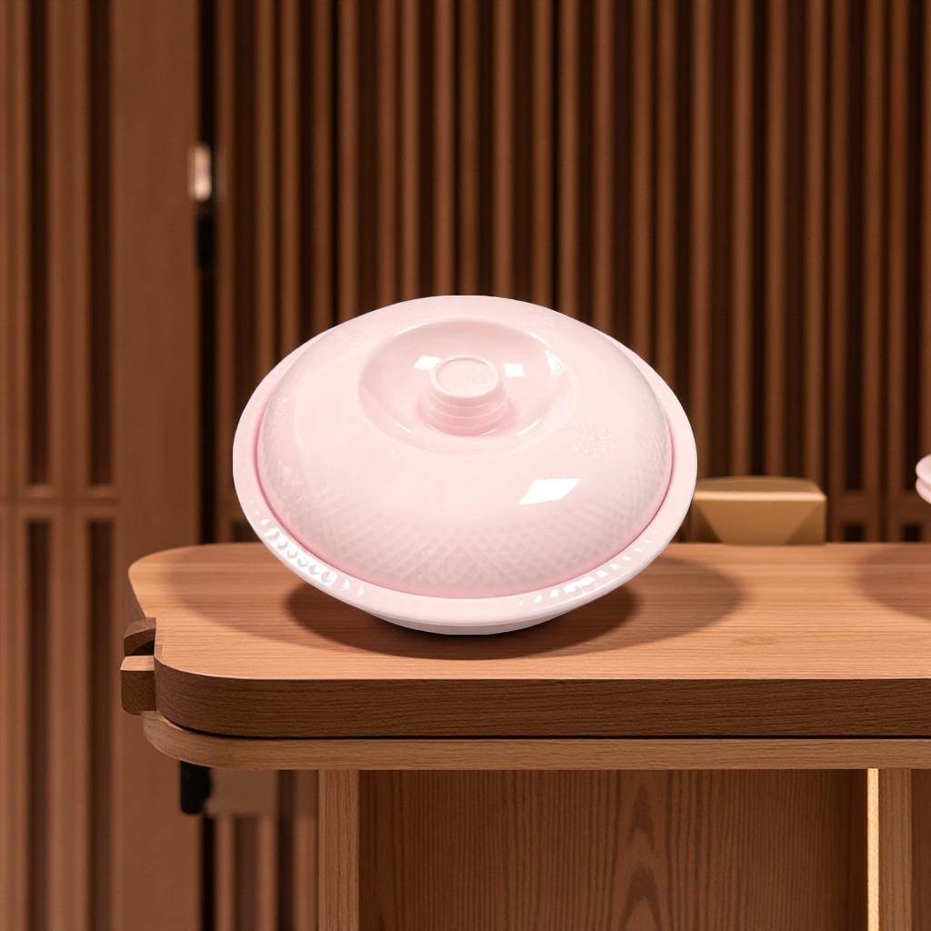 Melamine covered bowl, soup bowl, hot pot restaurant, commercial round rice seasoning plastic tableware Specification image