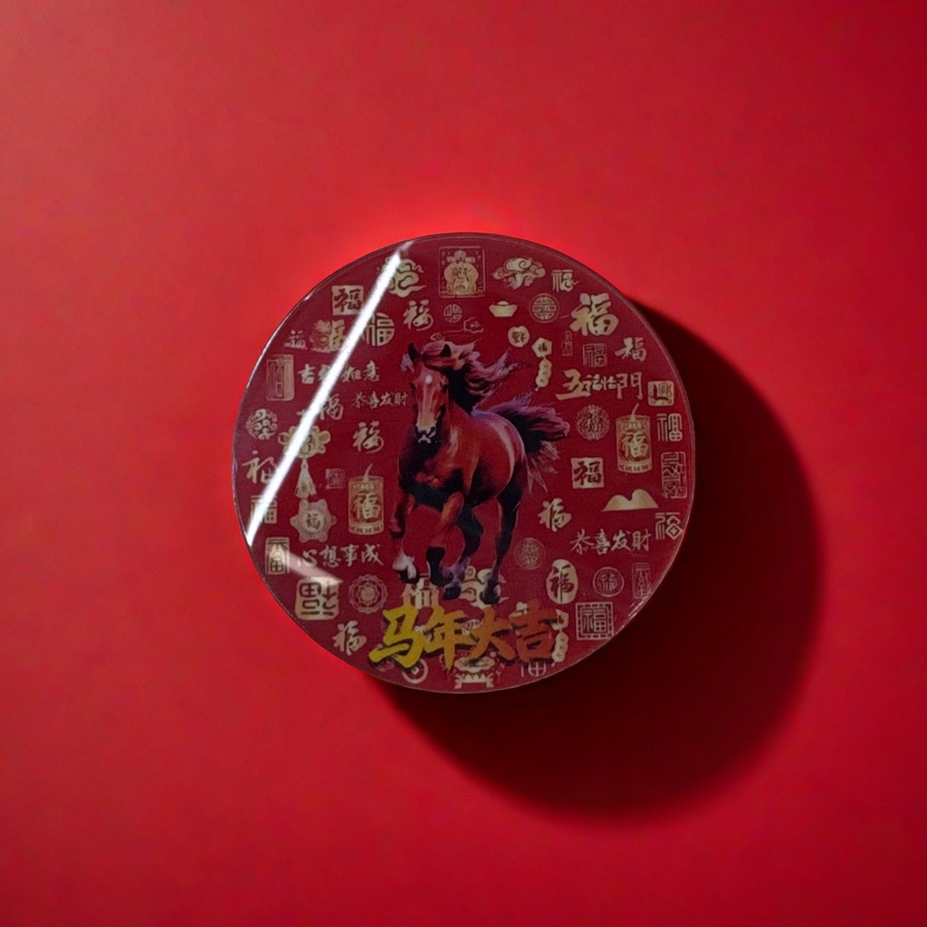 Acrylic fridge magnets, creative decoration, home magnetic stickers, simple and versatile. Customized fridge magnets for the Year of the Horse