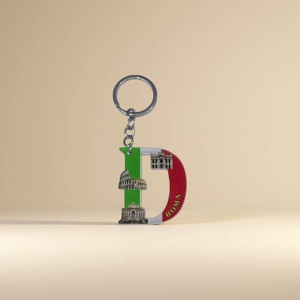 أزرار للمفتاح من نوع Aclex Eriction، ذات طابع إبداعي، وملحقة بحرف D D، مصممة خصيصا للتذكارات السياحية Specification image