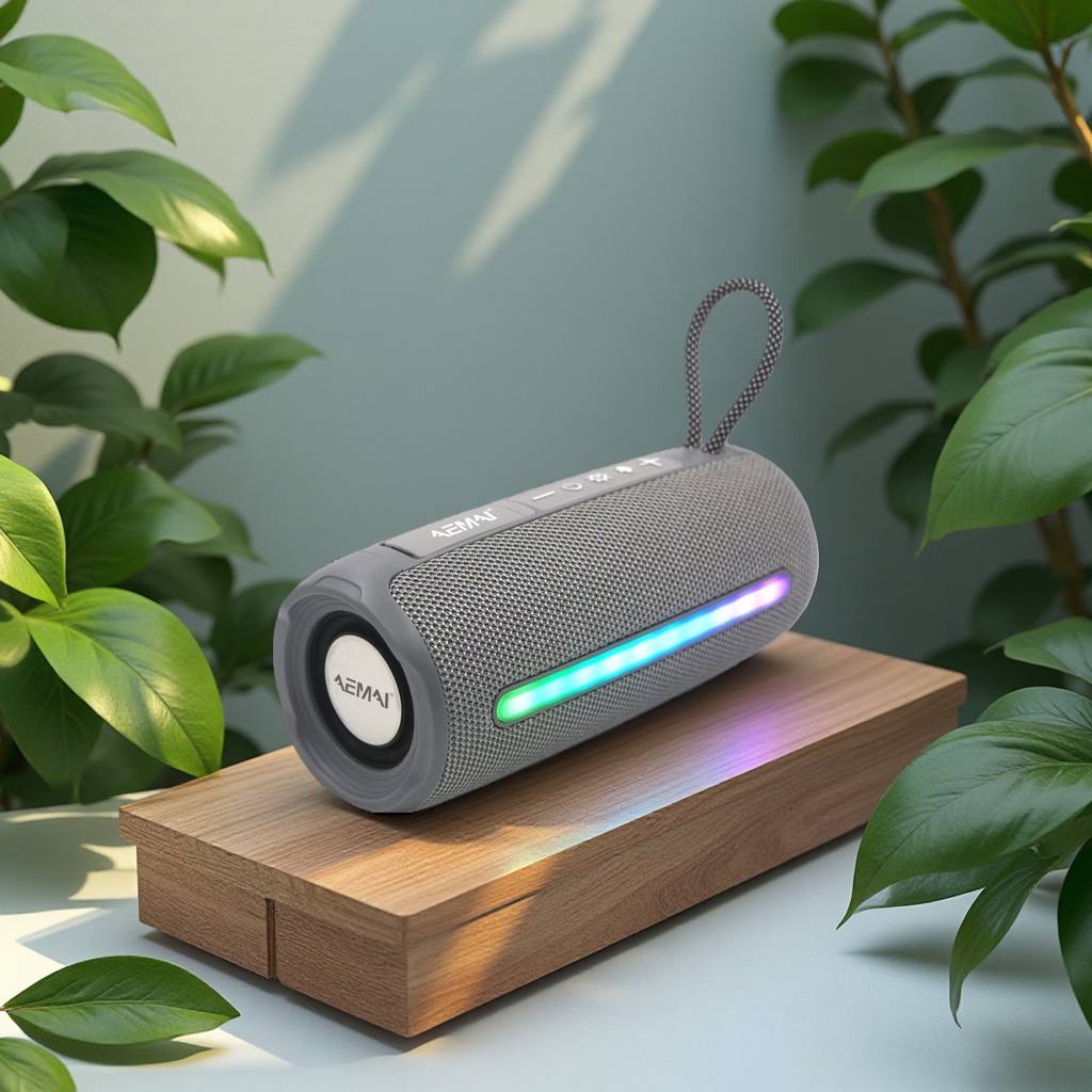 AEMAI Bluetooth speaker is portable and offers high-quality sound details Picture