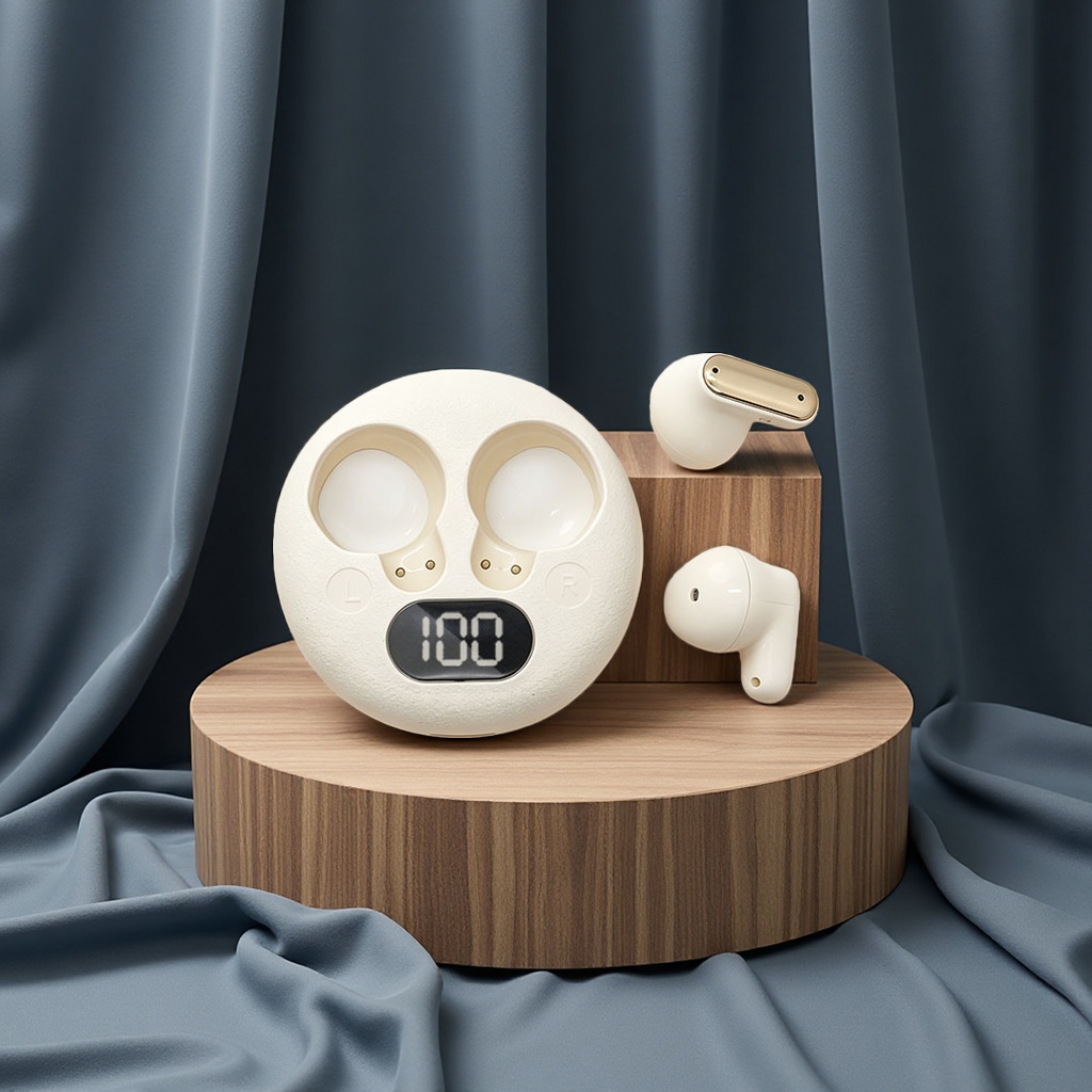 aemai Cross-border 26 New short-handled noise-cancelling Bluetooth Wireless Headphones, high sound quality, digital display, long battery life, suitable for both men and women Specification image