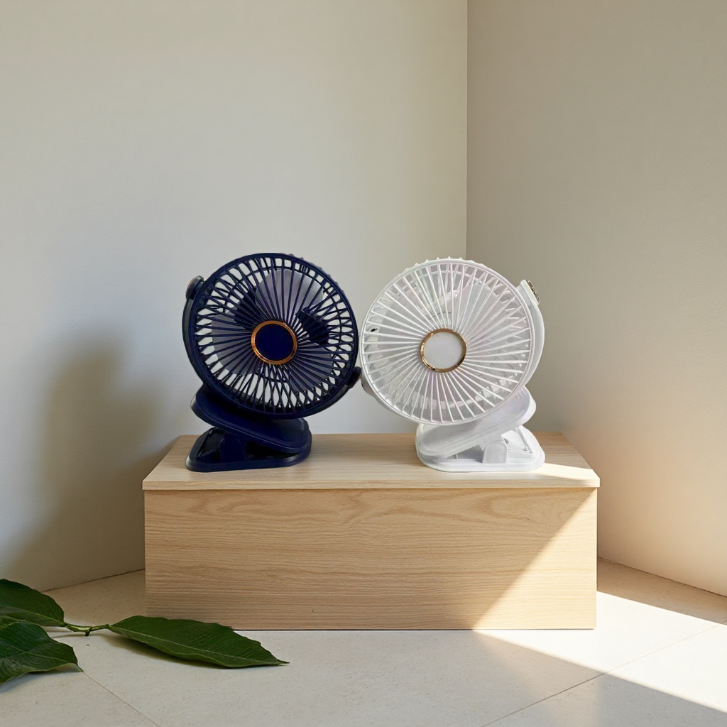 Handheld electric fan, small fan, dedicated for carrying large trucks, silent, portable and rechargeable details Picture