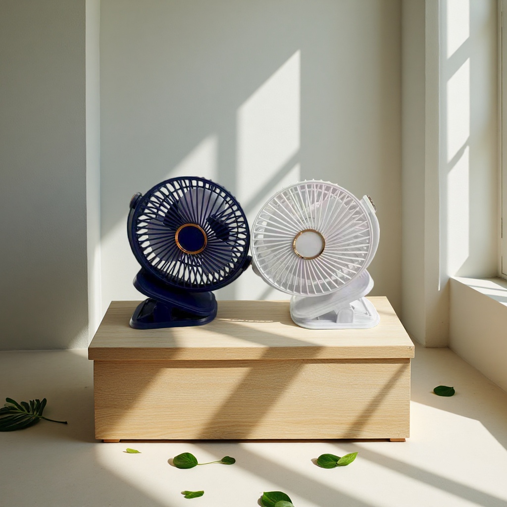 Handheld electric fan, small fan, dedicated for carrying large trucks, silent, portable and rechargeable Specification image