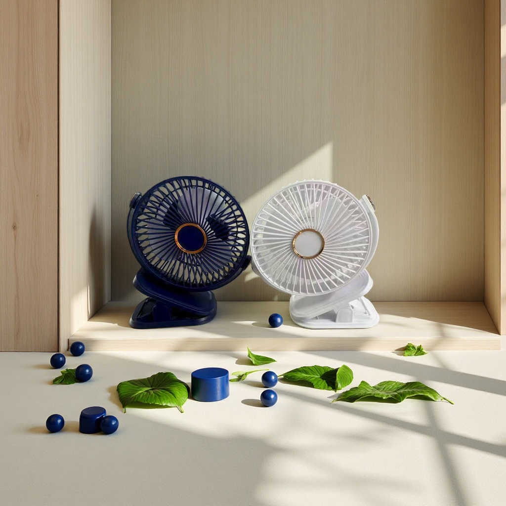 Handheld electric fan, small fan, dedicated for carrying large trucks, silent, portable and rechargeable