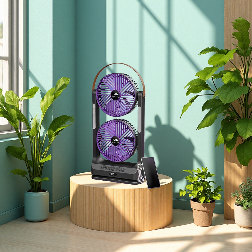 Handheld electric fans, small fans, portable DC electric fans for carrying large trucks