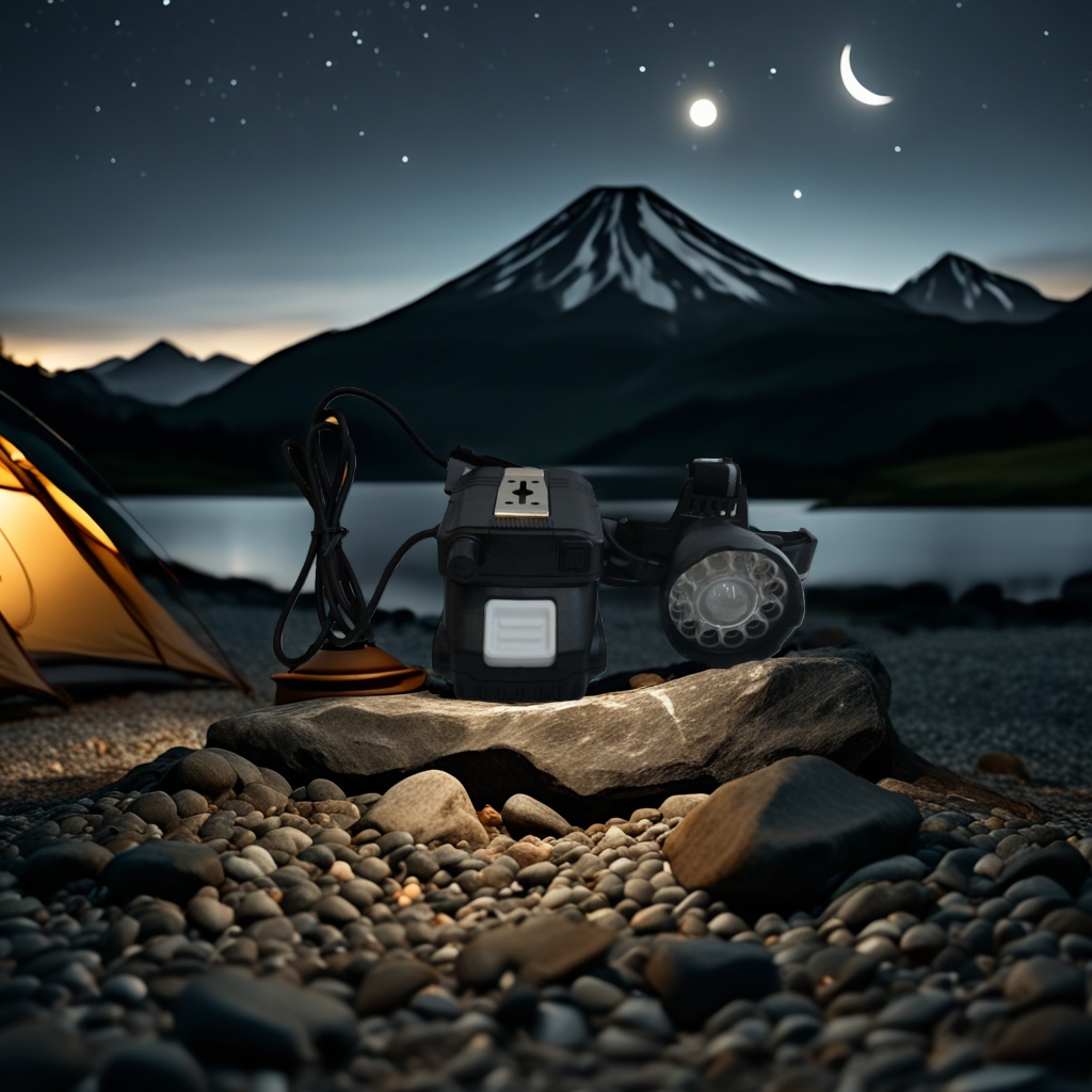 Cross-border new multi-led headlamp with metal clip and detachable battery headlamp details Picture