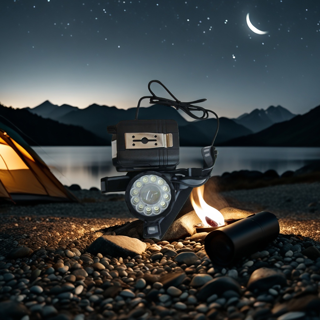 Cross-border new multi-led headlamp with metal clip and detachable battery headlamp Specification image