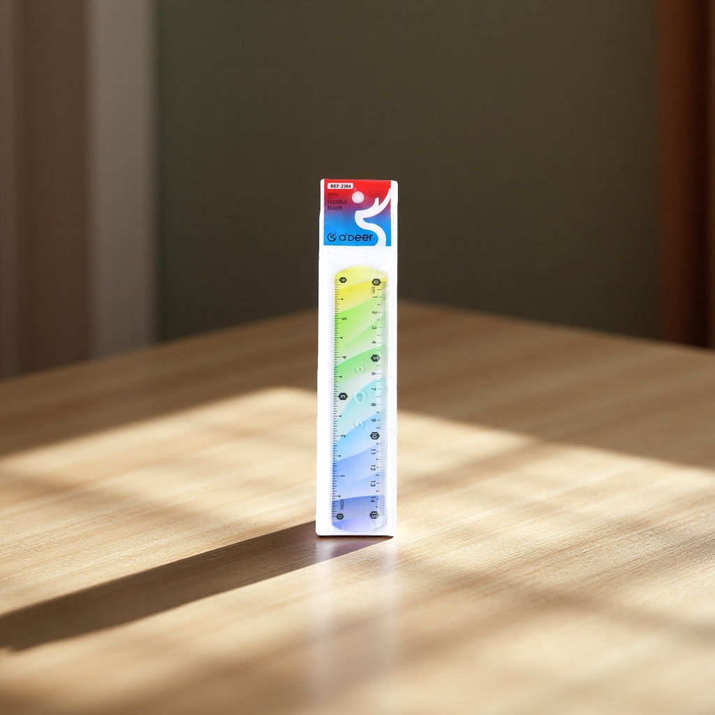 Factory-customized LOGO colorful transparent PVC flexible tape measure 30cm - 20cm, bendable, special measuring tool for students details Picture