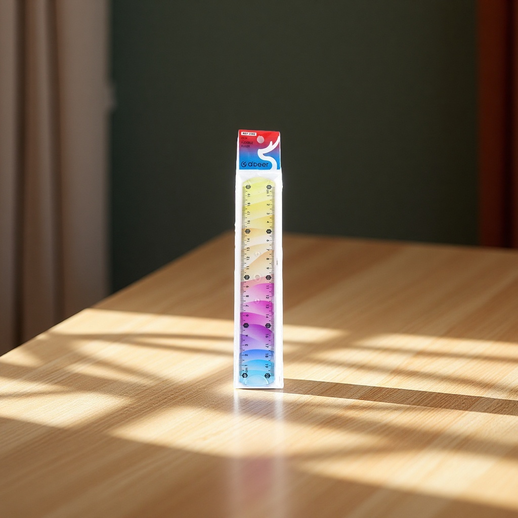 Factory-customized LOGO colorful transparent PVC flexible tape measure 30cm - 20cm, bendable, special measuring tool for students Item Picture